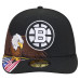 Бейсболка Boston Bruins New Era Black Freedom Pre-Curved 59FIFTY