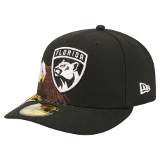 Бейсболка Florida Panthers New Era Black Freedom Pre-Curved 59FIFTY