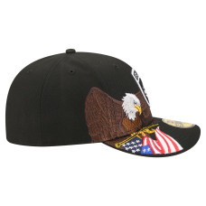 Бейсболка Florida Panthers New Era Black Freedom Pre-Curved 59FIFTY