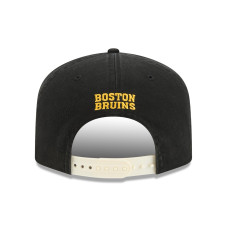 Бейсболка Boston Bruins New Era Black Throwback Stanley Cup Champions Side Patch 19TWENTY