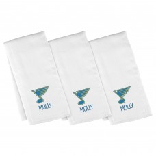 Малышам St. Louis Blues Chad & Jake Primary Three-Pack Personalized Burp Cloth Set