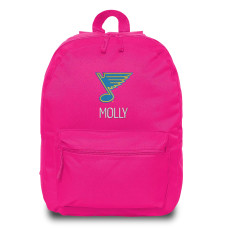 St. Louis Blues Chad & Jake Pink Primary Personalized Backpack St. Louis Blues Chad & Jake Pink Primary Personalized Backpack