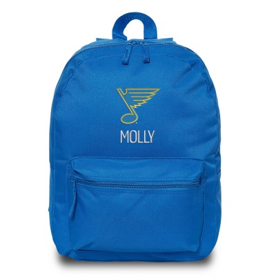 St. Louis Blues Chad & Jake Royal Primary Personalized Backpack