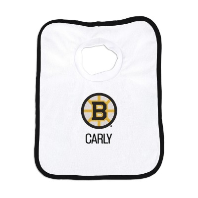 Малышам Boston Bruins Chad & Jake Primary Personalized Bib