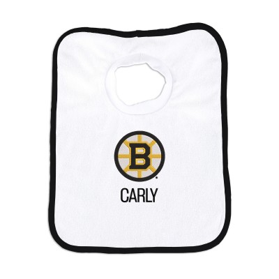 Малышам Boston Bruins Chad & Jake Primary Personalized Bib
