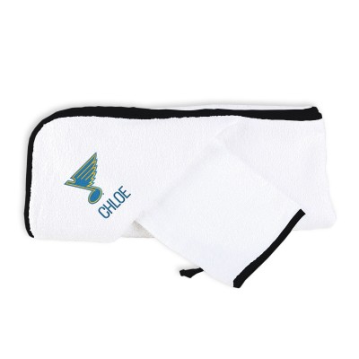 Малышам St. Louis Blues Chad & Jake Primary Personalized Hooded Towel & Mitt Set