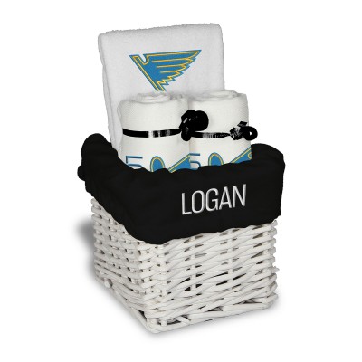 Малышам St. Louis Blues Chad & Jake Primary Four-Piece Personalized Small Basket