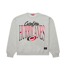 Женская Свитшот Carolina Hurricanes Mitchell & Ness Heather Gray Hockey Night Женская Свитшот Carolina Hurricanes Mitchell & Ness Heather Gray Hockey Night