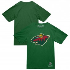 Футболка Minnesota Wild Mitchell & Ness Green Heritage