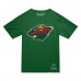 Футболка Minnesota Wild Mitchell & Ness Green Heritage