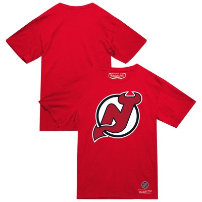Футболка New Jersey Devils Mitchell & Ness Red Heritage