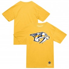 Nashville Predators Mitchell & Ness Gold Heritage T-Shirt