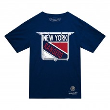 New York Rangers Mitchell & Ness Navy Heritage T-Shirt New York Rangers Mitchell & Ness Navy Heritage T-Shirt