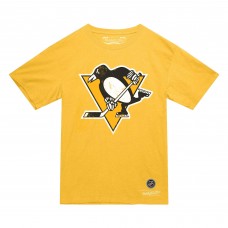 Футболка Pittsburgh Penguins Mitchell & Ness Gold Heritage