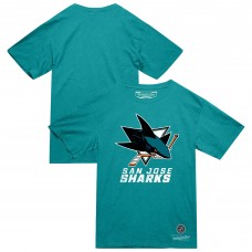 Футболка San Jose Sharks Mitchell & Ness Teal Heritage