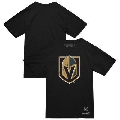 Футболка Vegas Golden Knights Mitchell & Ness Black Heritage