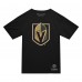 Футболка Vegas Golden Knights Mitchell & Ness Black Heritage