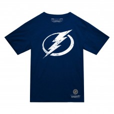 Футболка Tampa Bay Lightning Mitchell & Ness Navy Heritage Футболка Tampa Bay Lightning Mitchell & Ness Navy Heritage