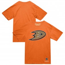 Футболка Anaheim Ducks Mitchell & Ness Orange Heritage