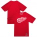 Detroit Red Wings Mitchell & Ness Red Heritage T-Shirt