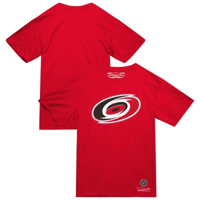 Carolina Hurricanes Mitchell & Ness Red Heritage T-Shirt