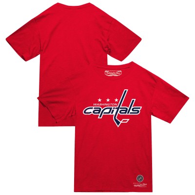 Футболка Washington Capitals Mitchell & Ness Red Heritage