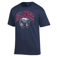Colorado Avalanche Champion Navy Helmet T-Shirt Colorado Avalanche Champion Navy Helmet T-Shirt