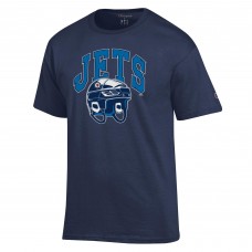 Winnipeg Jets Champion Navy Helmet T-Shirt