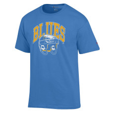 St. Louis Blues Champion Blue Helmet T-Shirt