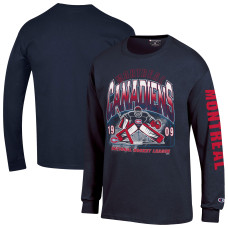 Футболка Montreal Canadiens Champion Navy Long Sleeve Jersey