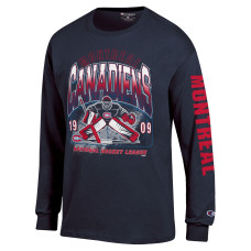 Футболка Montreal Canadiens Champion Navy Long Sleeve Jersey