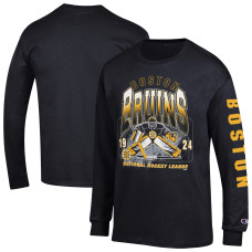 Футболка Boston Bruins Champion Black Long Sleeve Jersey Футболка Boston Bruins Champion Black Long Sleeve Jersey