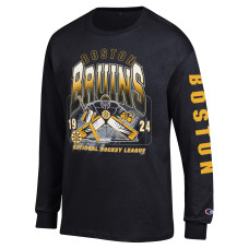 Футболка Boston Bruins Champion Black Long Sleeve Jersey Футболка Boston Bruins Champion Black Long Sleeve Jersey