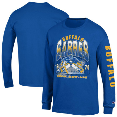 Футболка Buffalo Sabres Champion Royal Long Sleeve Jersey