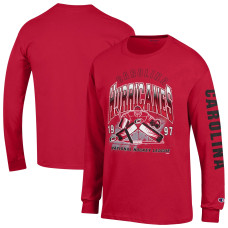 Футболка Carolina Hurricanes Champion Red Long Sleeve Jersey