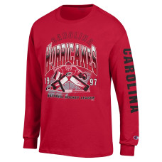 Футболка Carolina Hurricanes Champion Red Long Sleeve Jersey