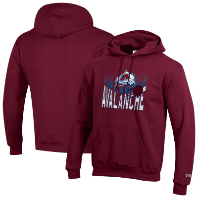 Colorado Avalanche Champion Burgundy Powerblend Hoodie