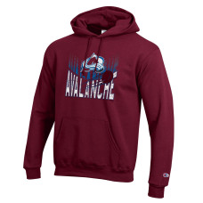 Colorado Avalanche Champion Burgundy Powerblend Hoodie Colorado Avalanche Champion Burgundy Powerblend Hoodie