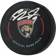 Sam Bennett Florida Panthers Autographed Fanatics Authentic Official Game Puck