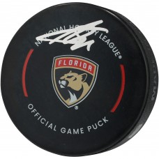 Sergei Bobrovsky Florida Panthers Autographed Fanatics Authentic Official Game Puck