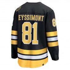 Джерси Boston Bruins Michael Eyssimont Fanatics Black Home Breakaway