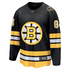 Джерси Boston Bruins Tanner Jeannot Fanatics Black Home Breakaway