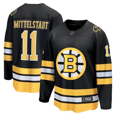 Джерси Boston Bruins Casey Mittelstadt Fanatics Black Home Breakaway