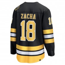 Джерси Boston Bruins Pavel Zacha Fanatics Black Home Breakaway