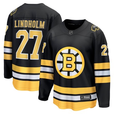 Джерси Boston Bruins Hampus Lindholm Fanatics Black Home Breakaway