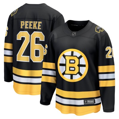 Джерси Boston Bruins Andrew Peeke Fanatics Black Home Breakaway