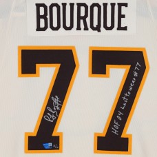 Ray Bourque Boston Bruins Autographed Fanatics Authentic 100th Anniversary Season Cream Alternate adidas Jersey with Multiple Inscriptions - Limited Edition of 10