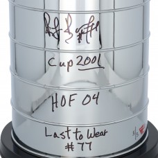 Ray Bourque Colorado Avalanche Autographed Fanatics Authentic 2 Replica Stanley Cup with Multiple Inscriptions - Limited Edition #5/5 Ray Bourque Colorado Avalanche Autographed Fanatics Authentic 2 Replica Stanley Cup with Multiple Inscriptions - Limited Edition #5/5