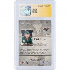 Kirill Kaprizov Minnesota Wild Autographed 2020-21 Upper Deck Extended Series Ovation #O-41 CGC Authenticated Rookie Card