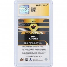 Kirill Kaprizov Minnesota Wild Autographed 2020-21 Upper Deck Extended Series NHL First #NF-28 CGC Authenticated Rookie Card